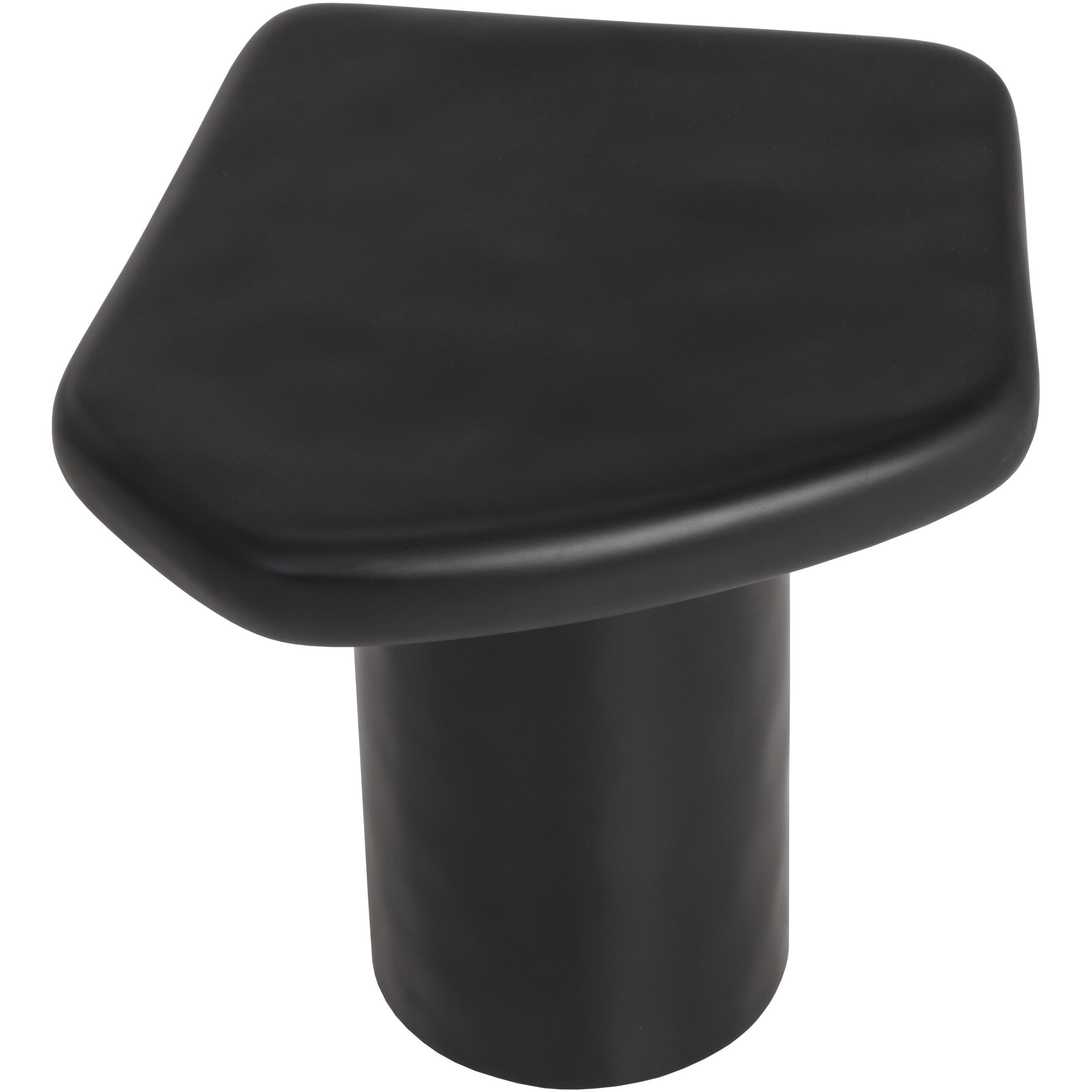 Detti 23.5 X 22 inch Matte Black Outdoor End Table